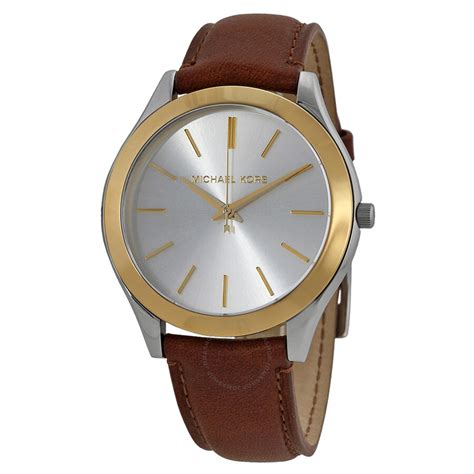 michael kors slim runway silver dial ladies watch mk2259|Michael Kors silver runway watch.